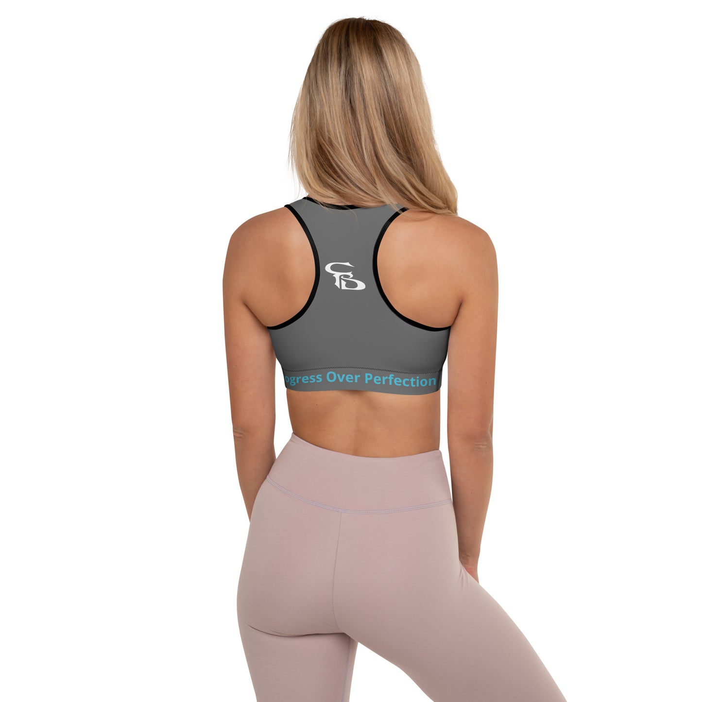 Padded Sports Bra (Charcoal Grey)