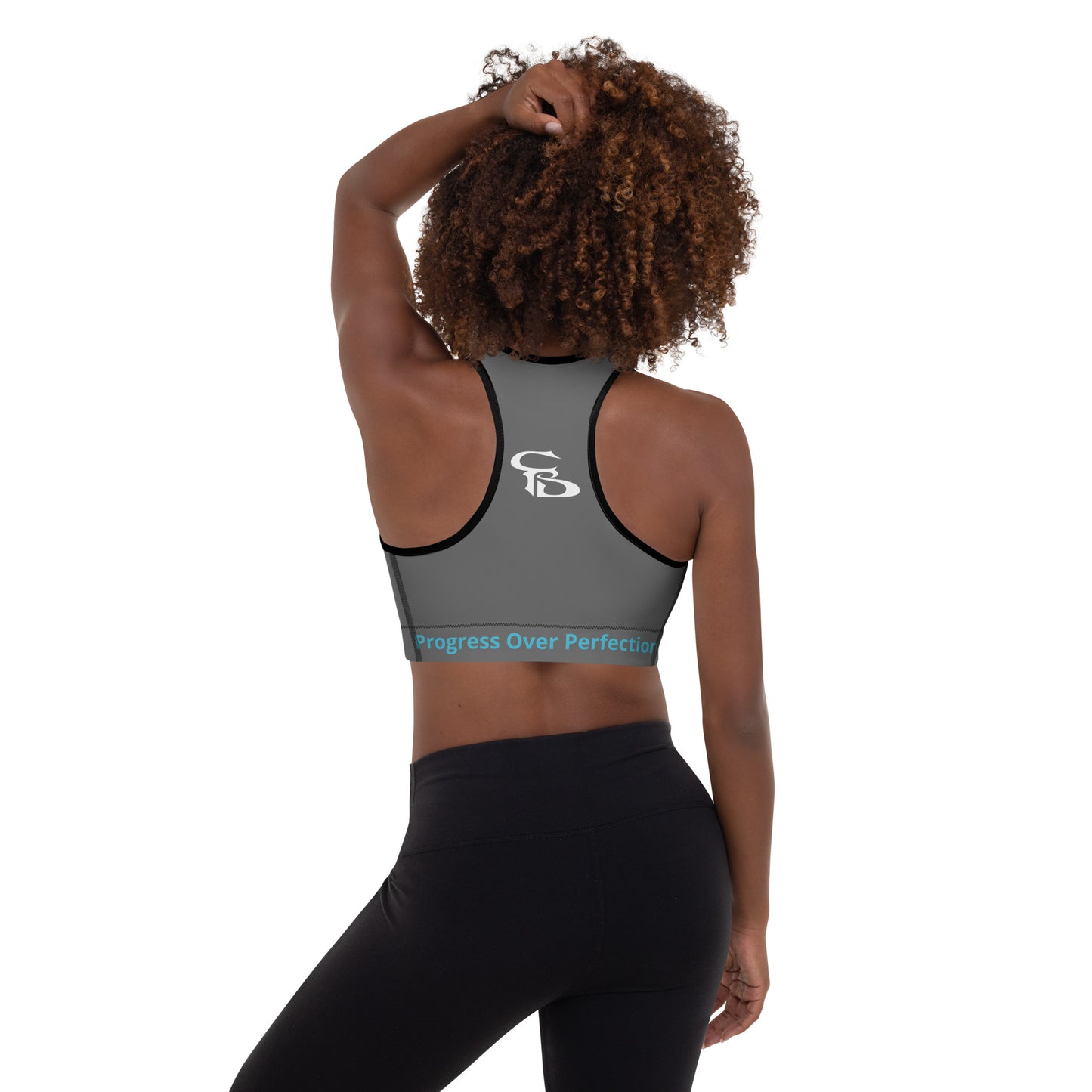Padded Sports Bra (Charcoal Grey)