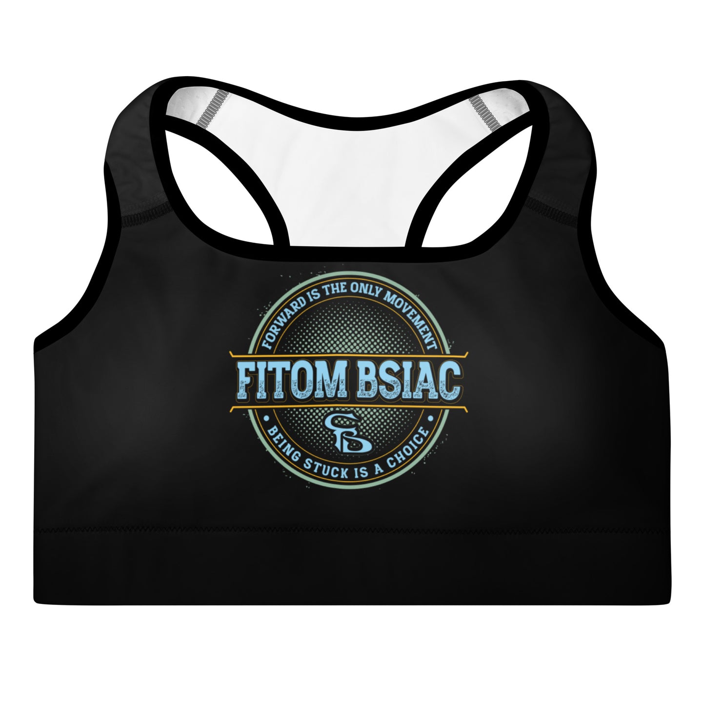 Padded Sports Bra (Black)