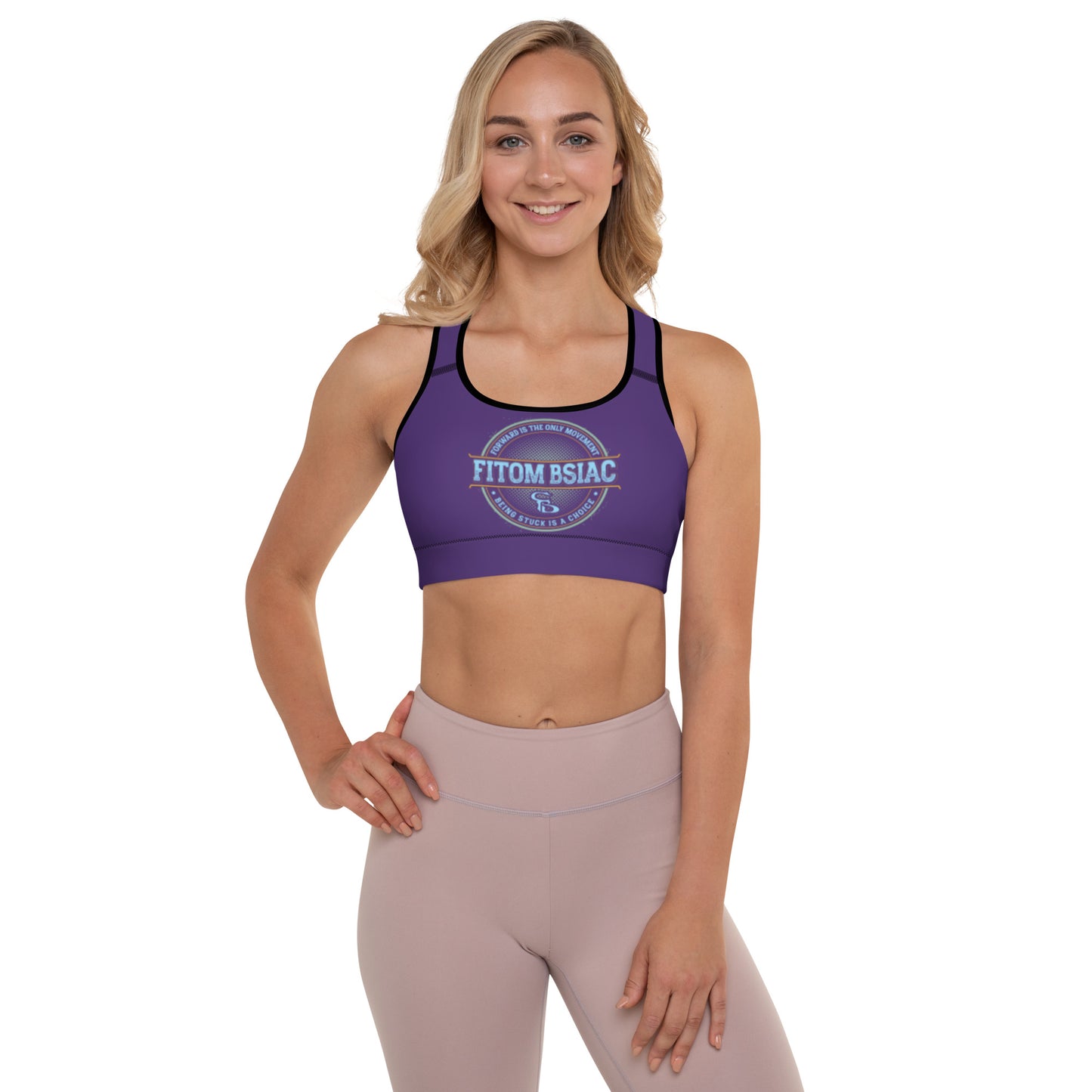 Padded Sports Bra (Purple)