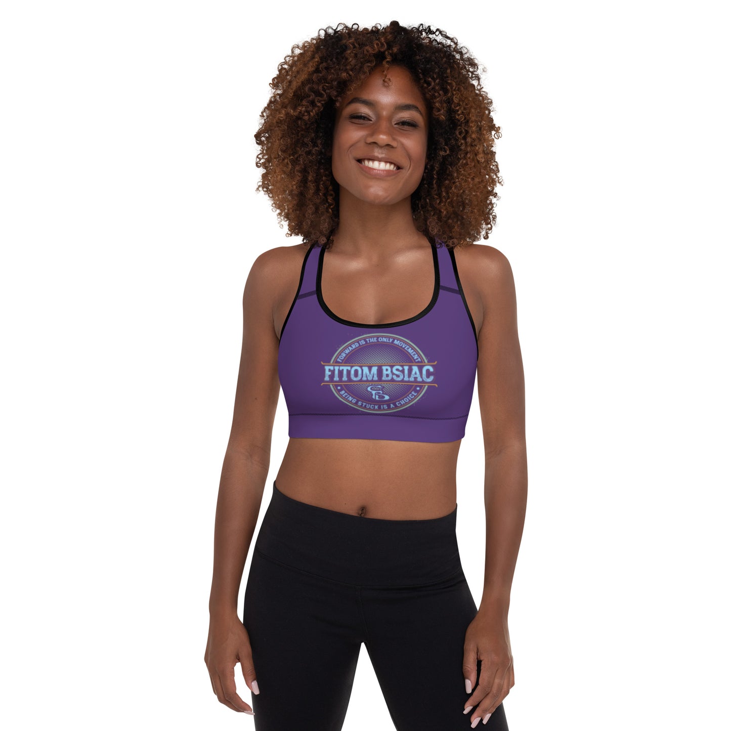Padded Sports Bra (Purple)