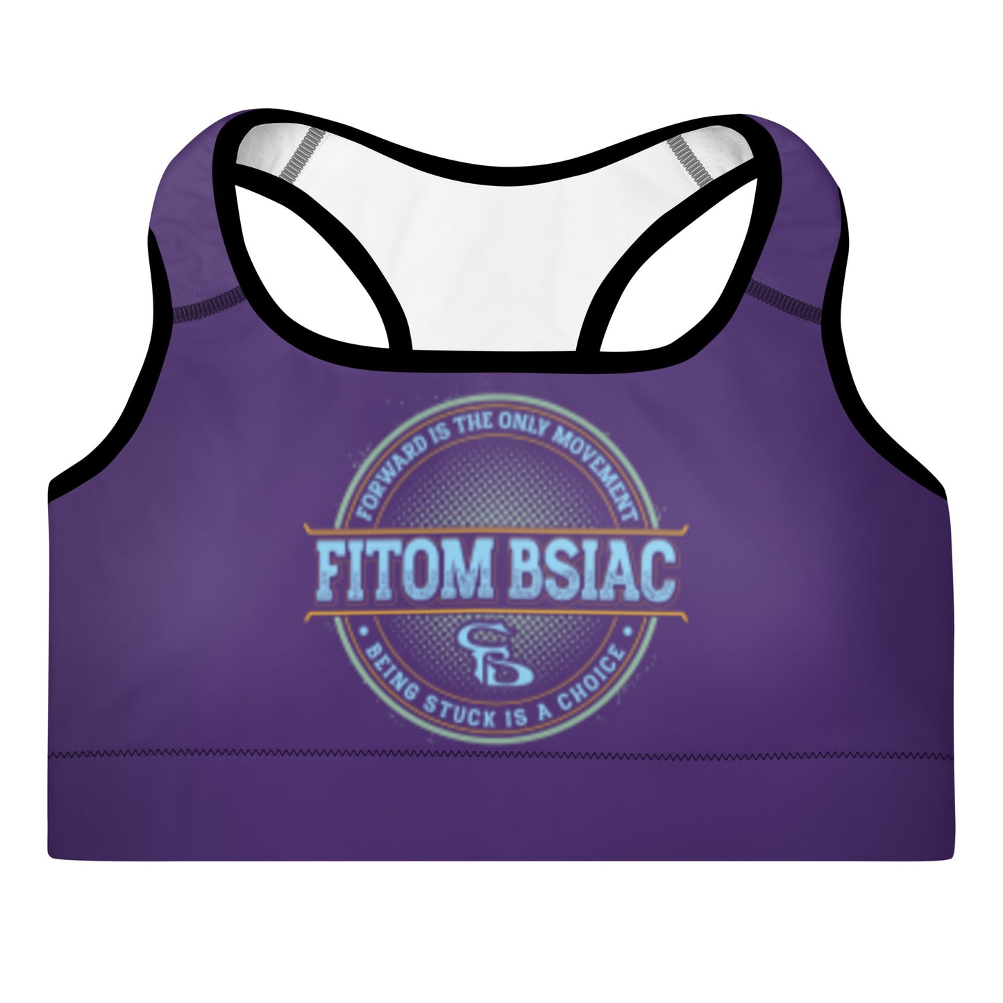 Padded Sports Bra (Purple)