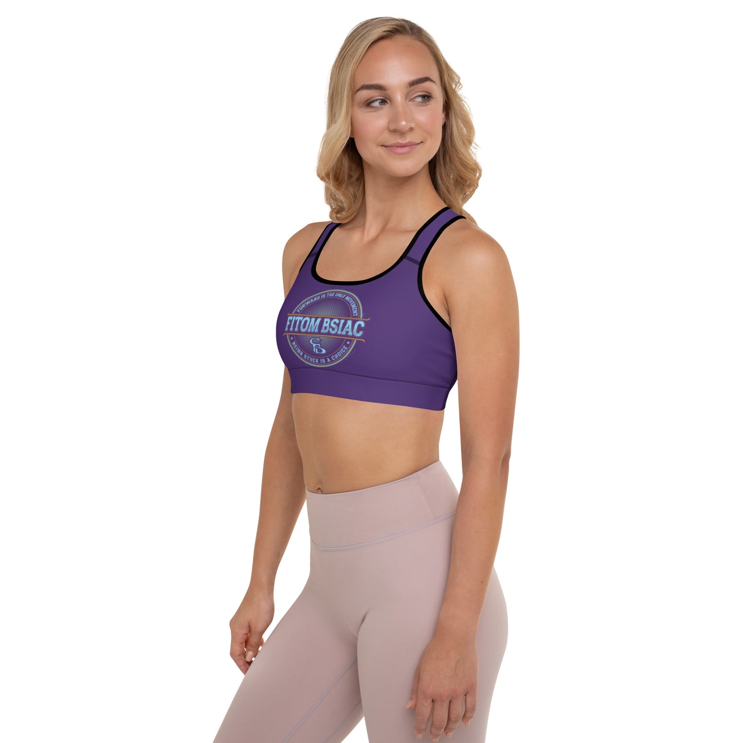 Padded Sports Bra (Purple)