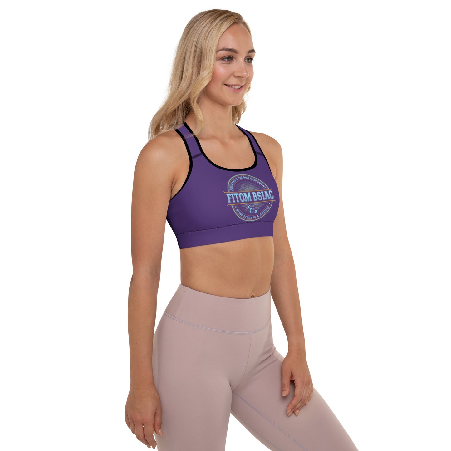Padded Sports Bra (Purple)