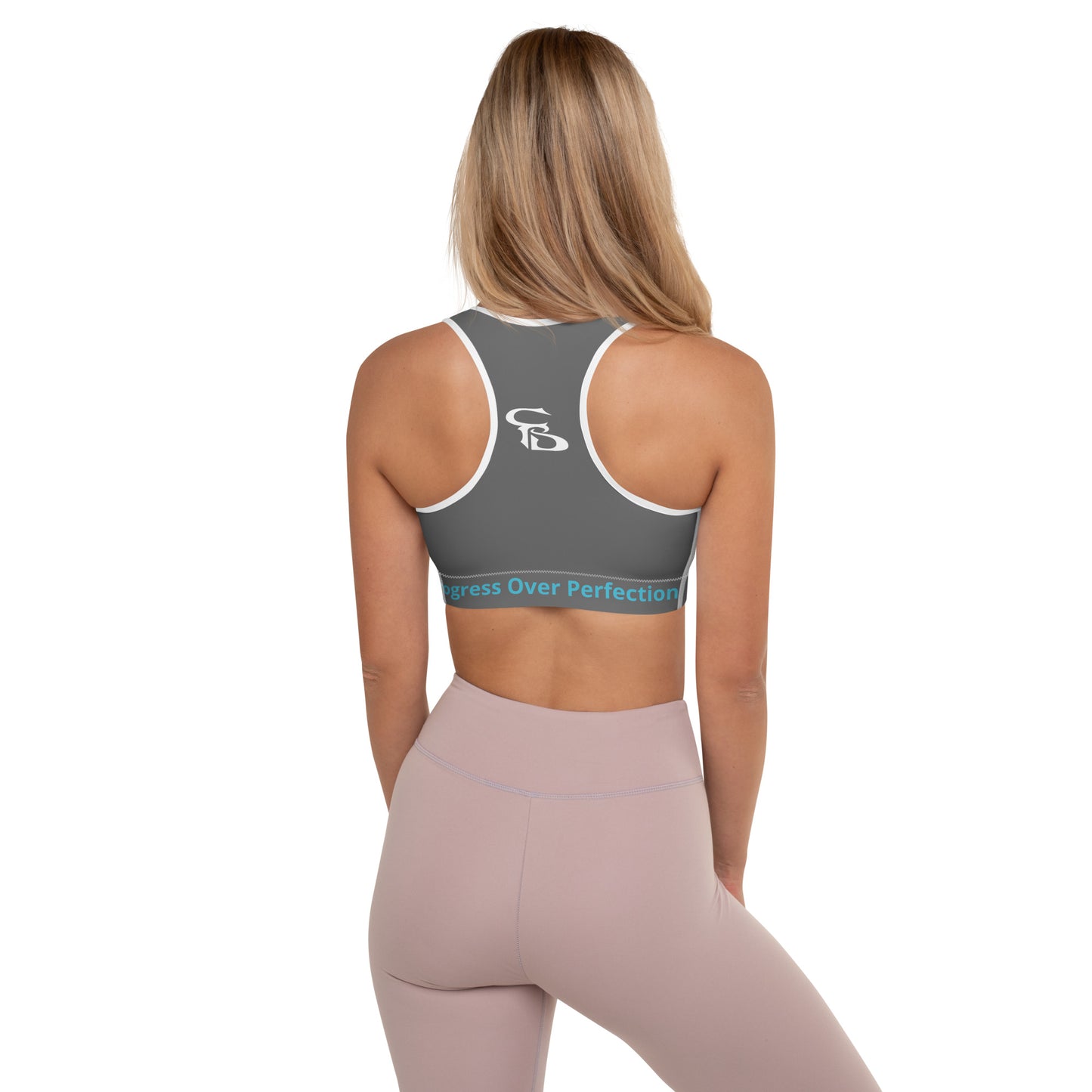 Padded Sports Bra (Charcoal Grey)