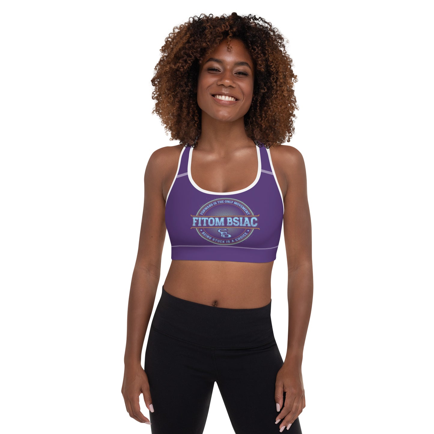 Padded Sports Bra (Purple)