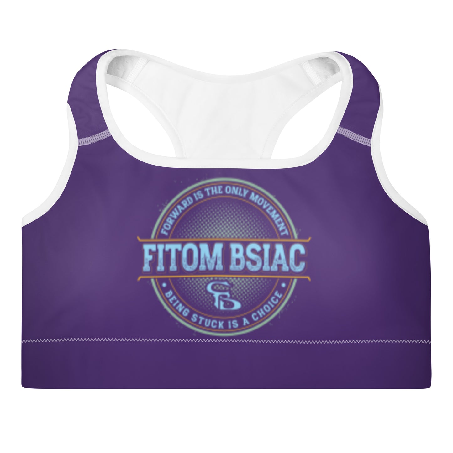 Padded Sports Bra (Purple)