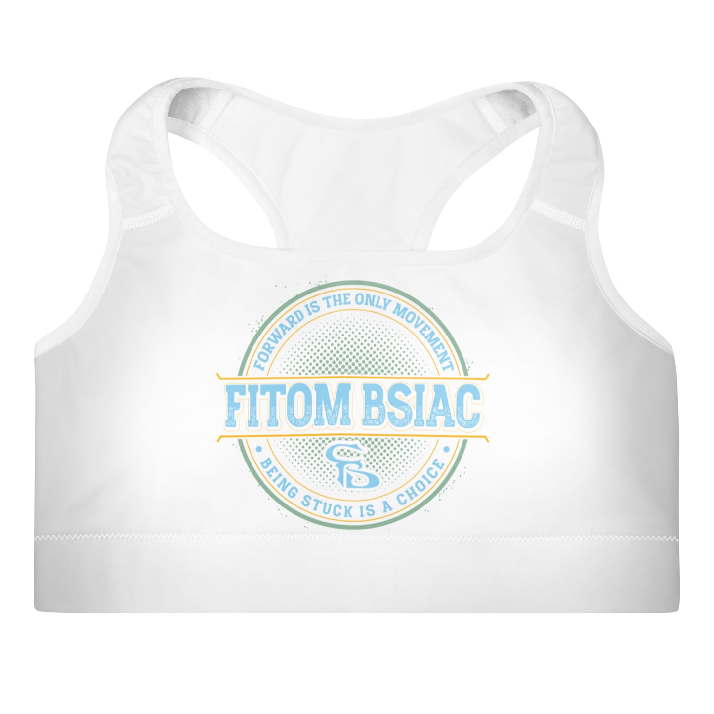 Padded Sports Bra (White)