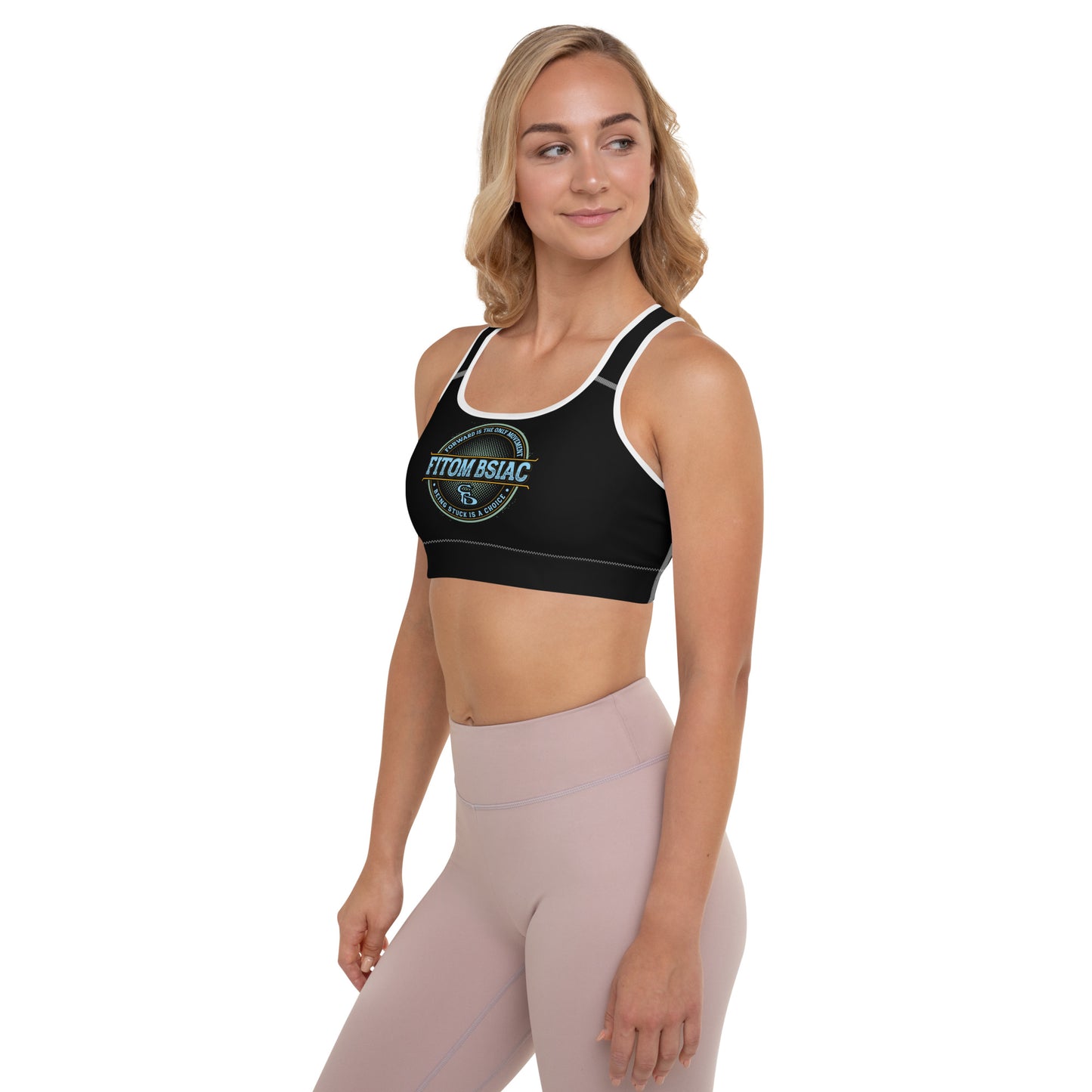 Padded Sports Bra (Black)