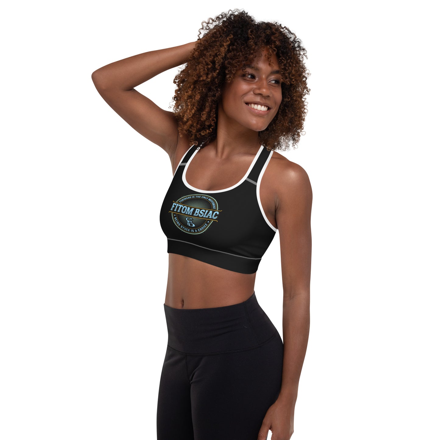 Padded Sports Bra (Black)