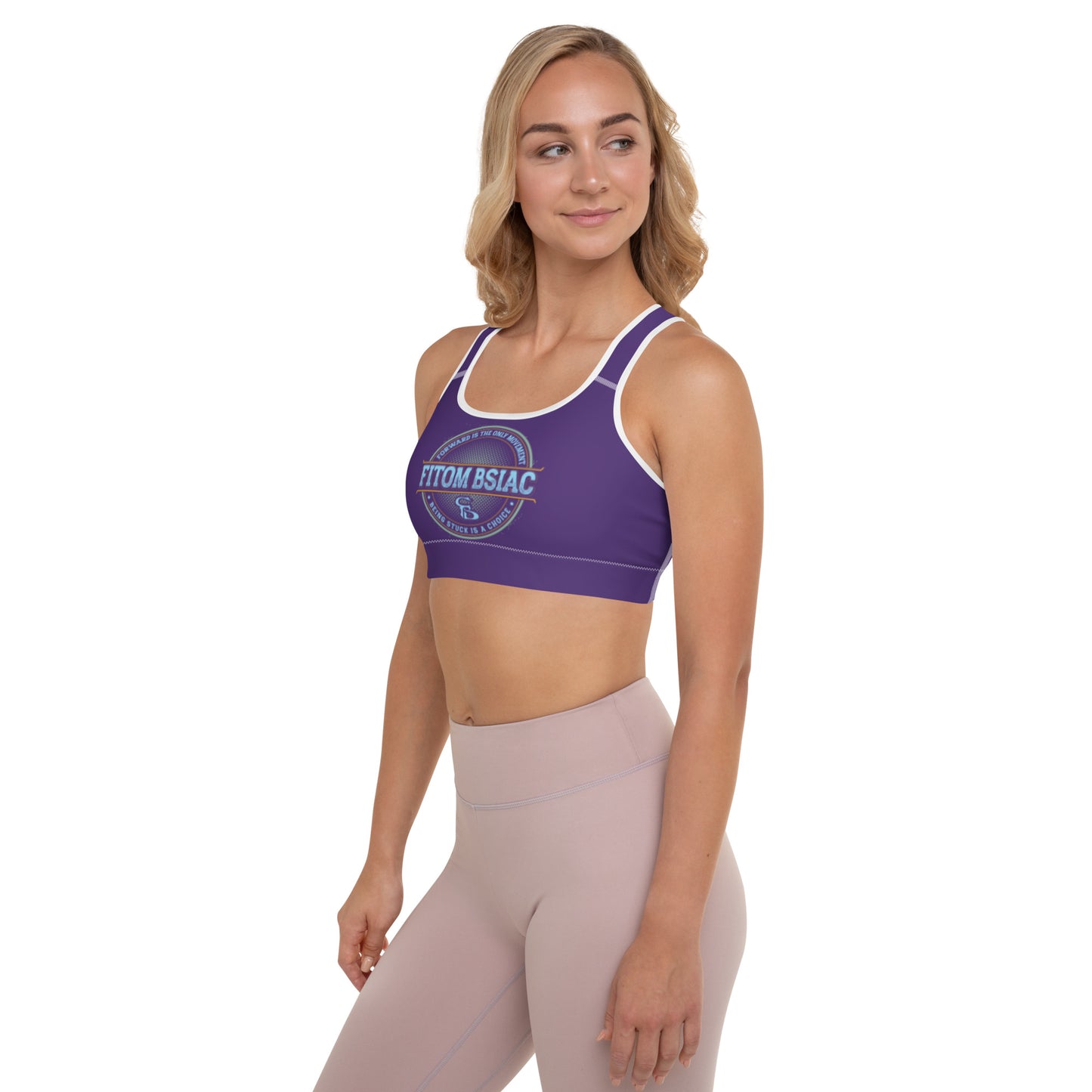 Padded Sports Bra (Purple)