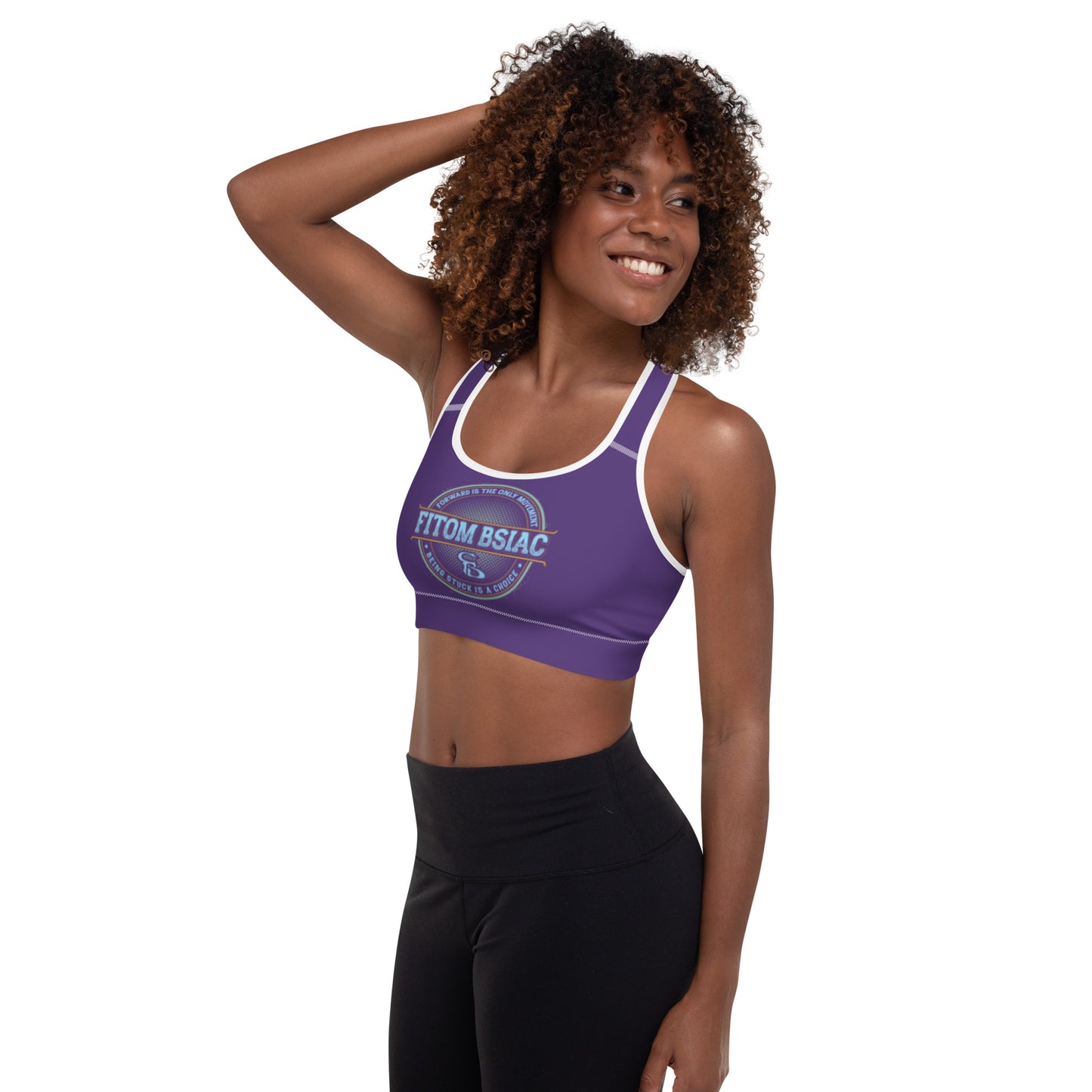 Padded Sports Bra (Purple)