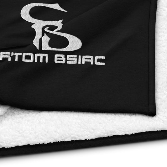 Premium Sherpa Embroidered Logo Blanket