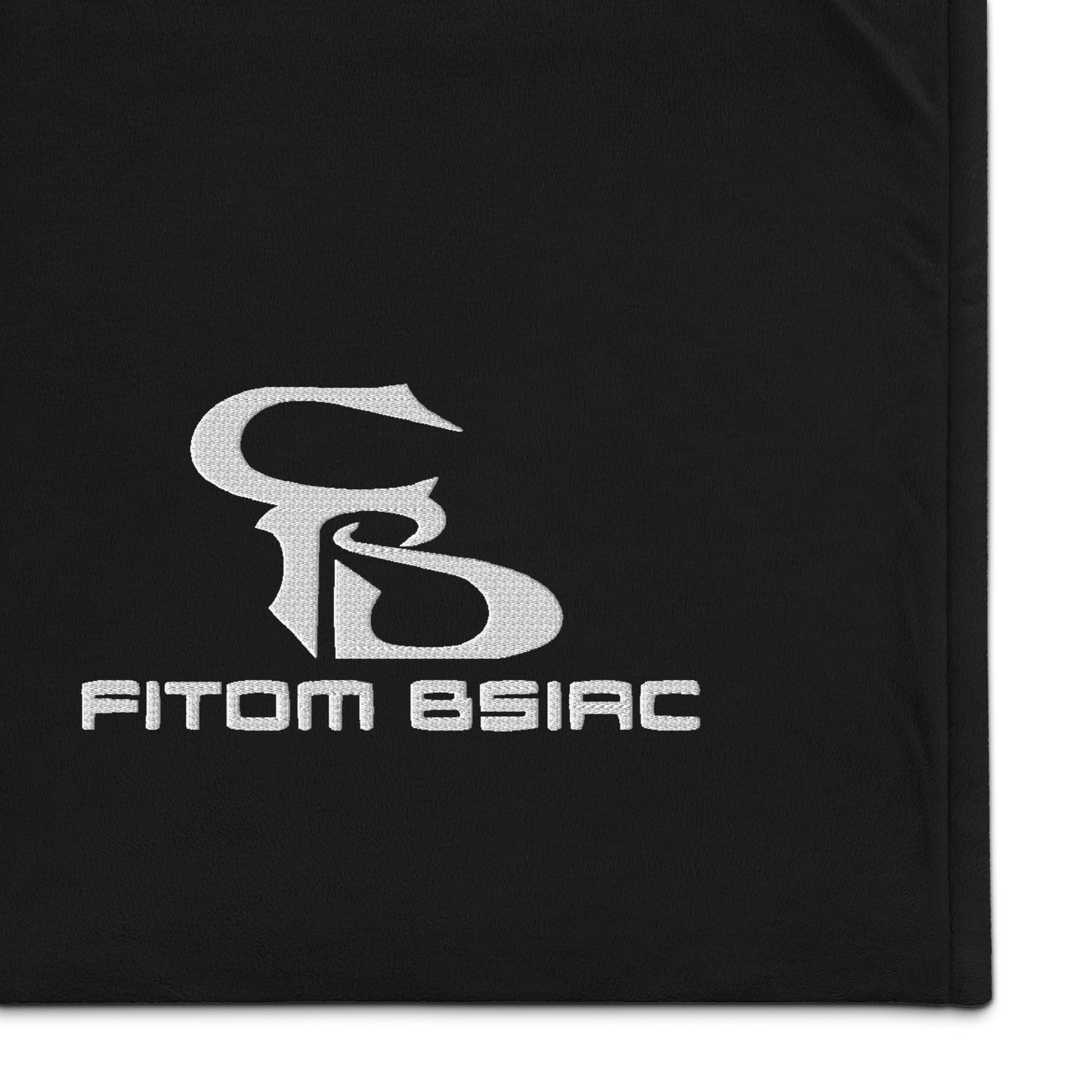 Premium Sherpa Embroidered Logo Blanket