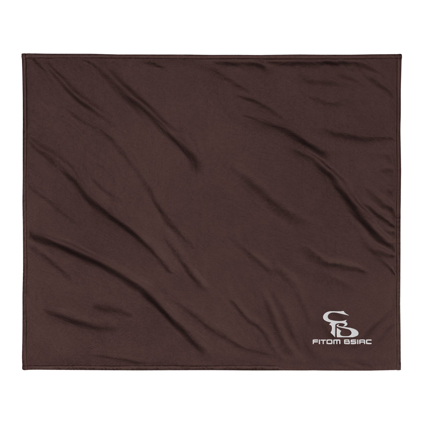 Premium Sherpa Embroidered Logo Blanket