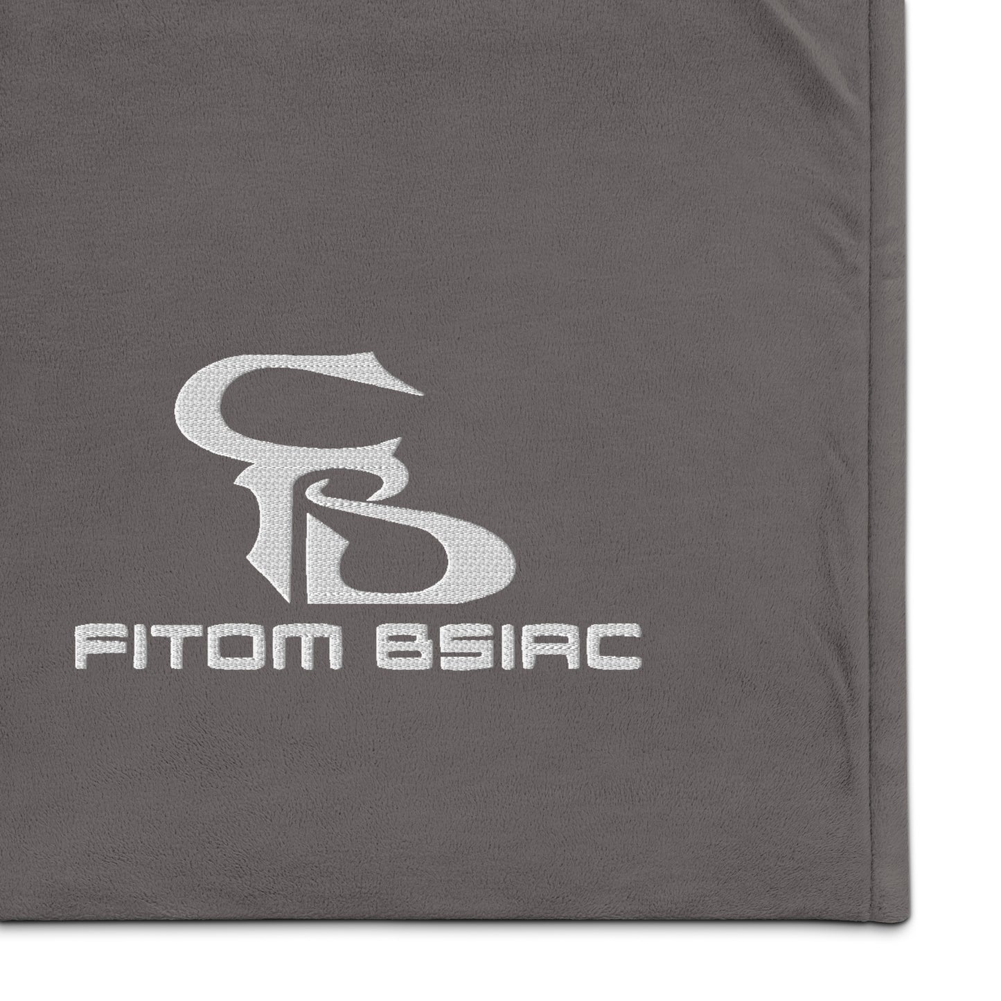 Premium Sherpa Embroidered Logo Blanket