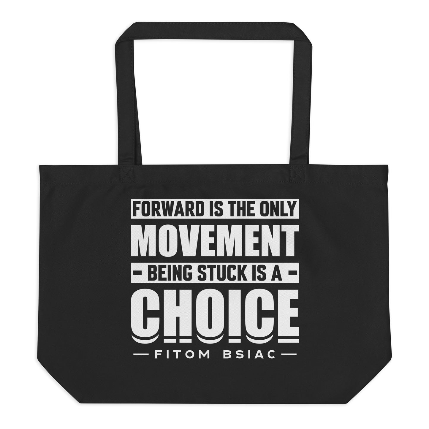 Large organic tote bag