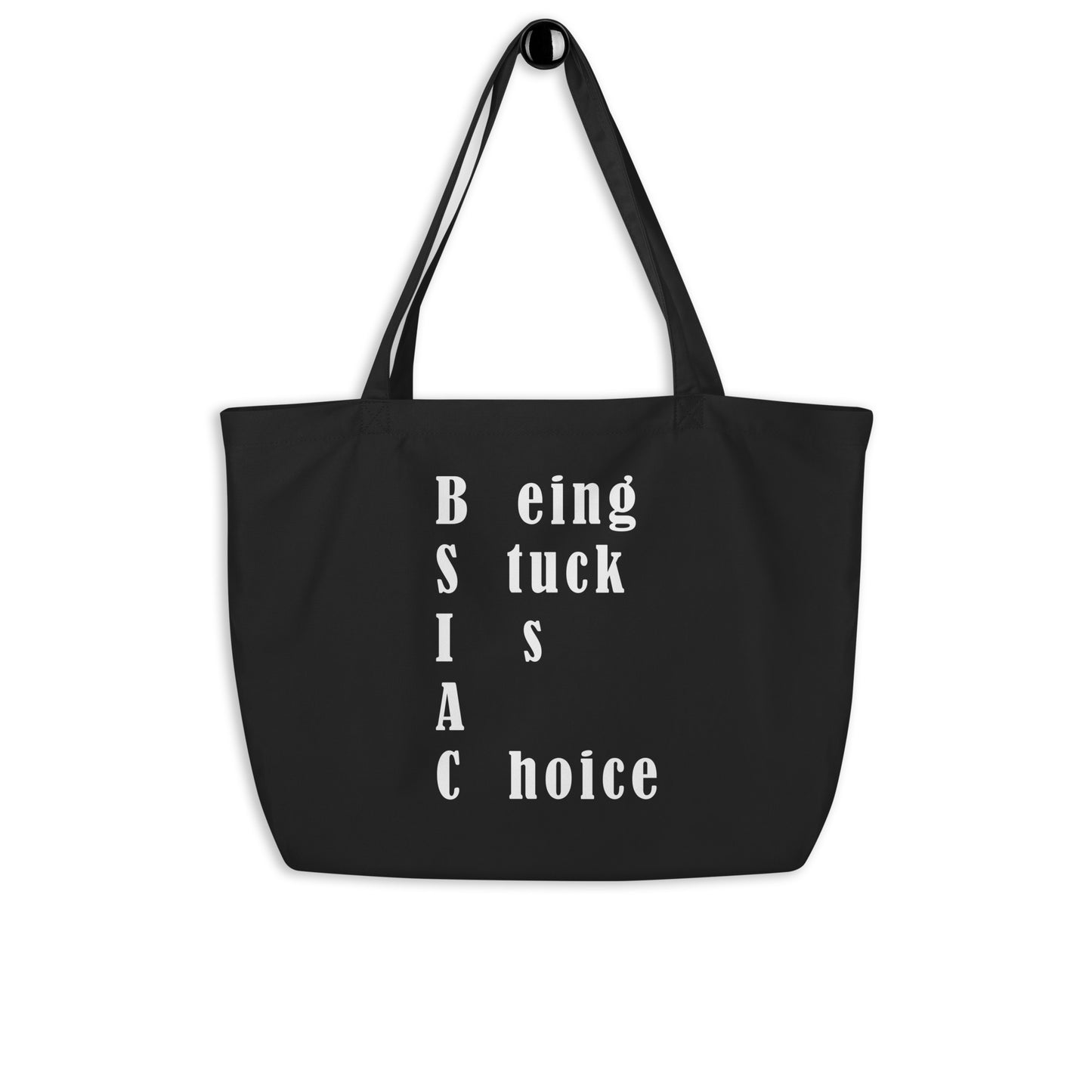 Large organic tote bag