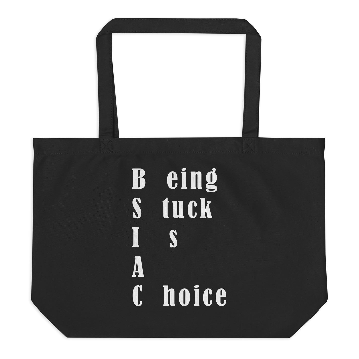 Large organic tote bag