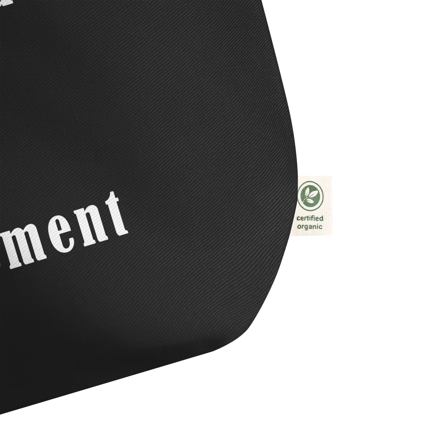 Large organic tote bag