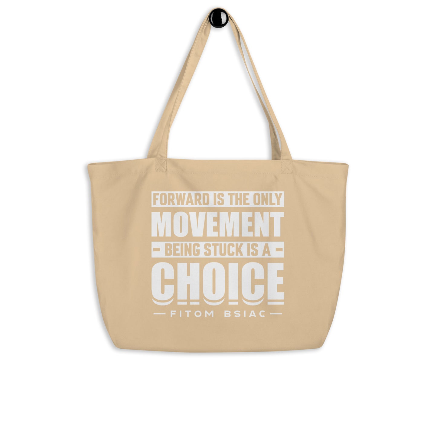 Large organic tote bag