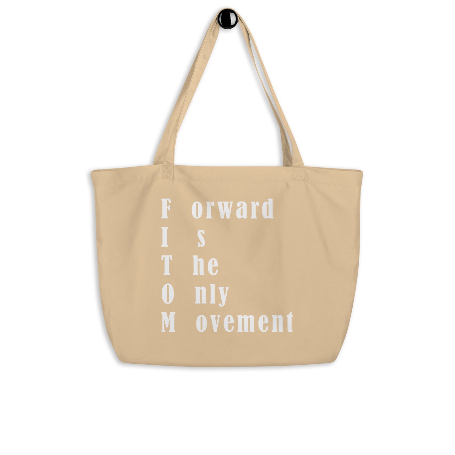 Large organic tote bag