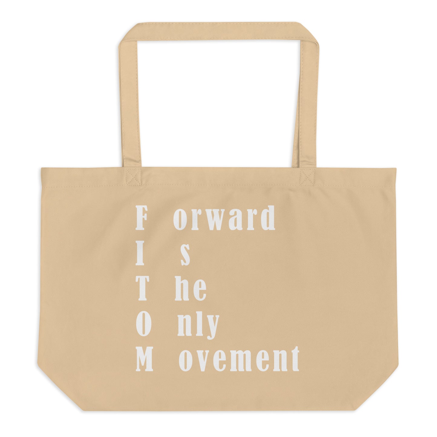 Large organic tote bag