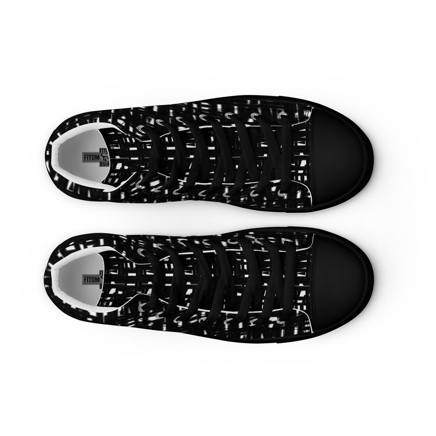 Men’s high top canvas shoes