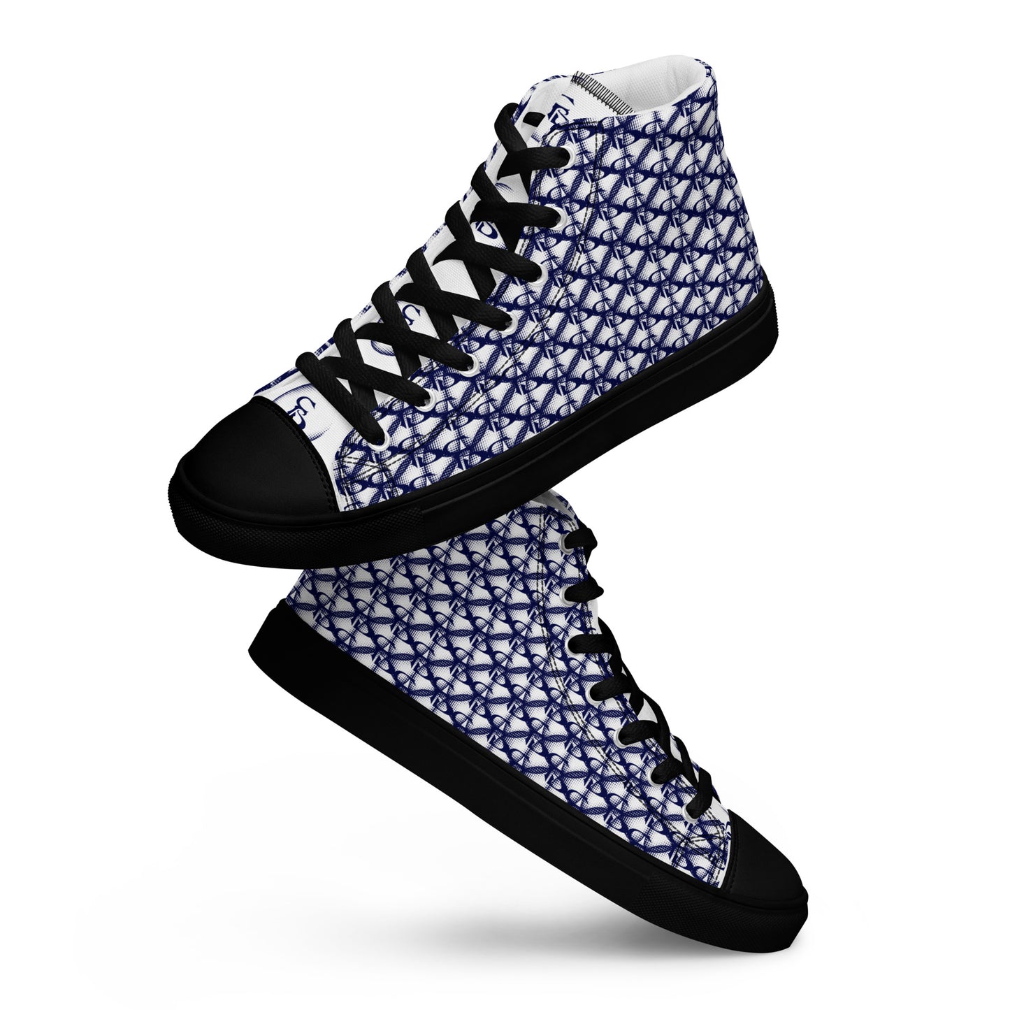Men’s high top canvas shoes