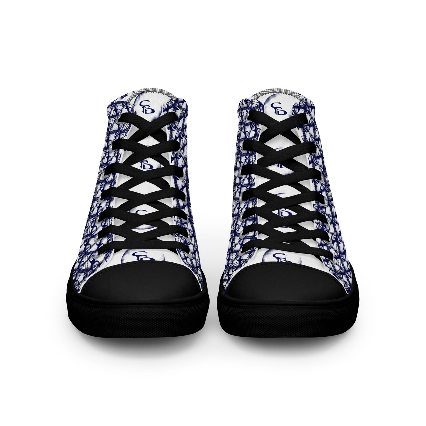 Men’s high top canvas shoes