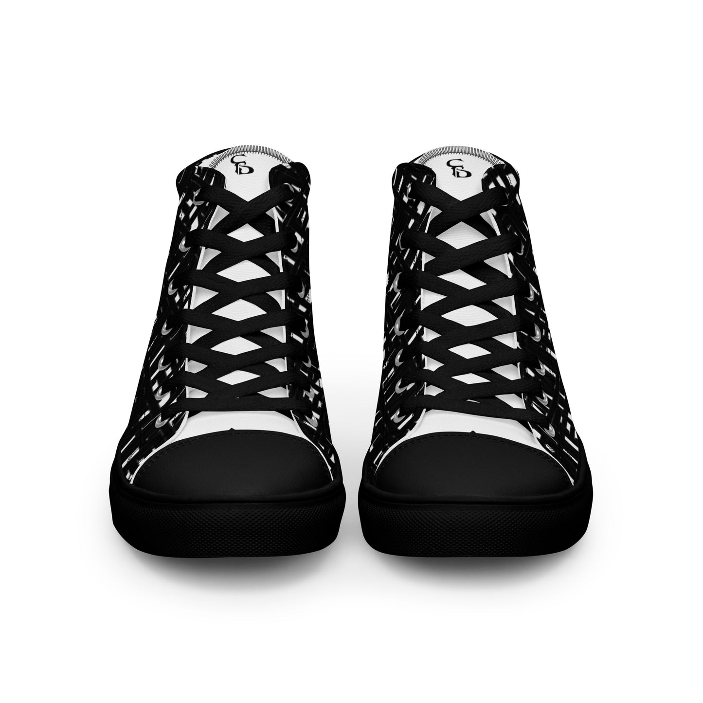 Men’s high top canvas shoes