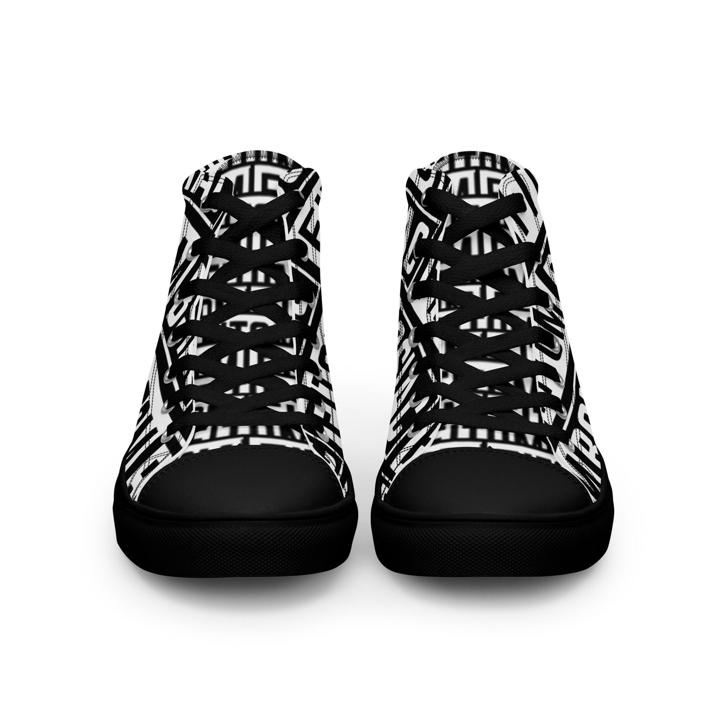 Men’s high top canvas shoes