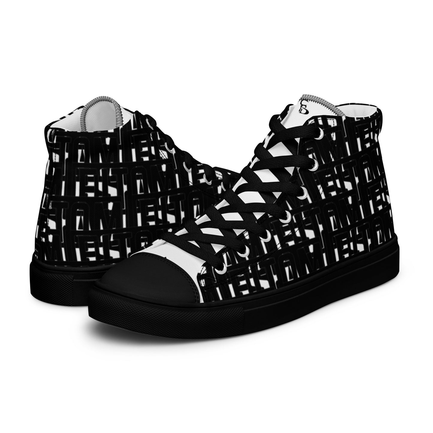 Men’s high top canvas shoes