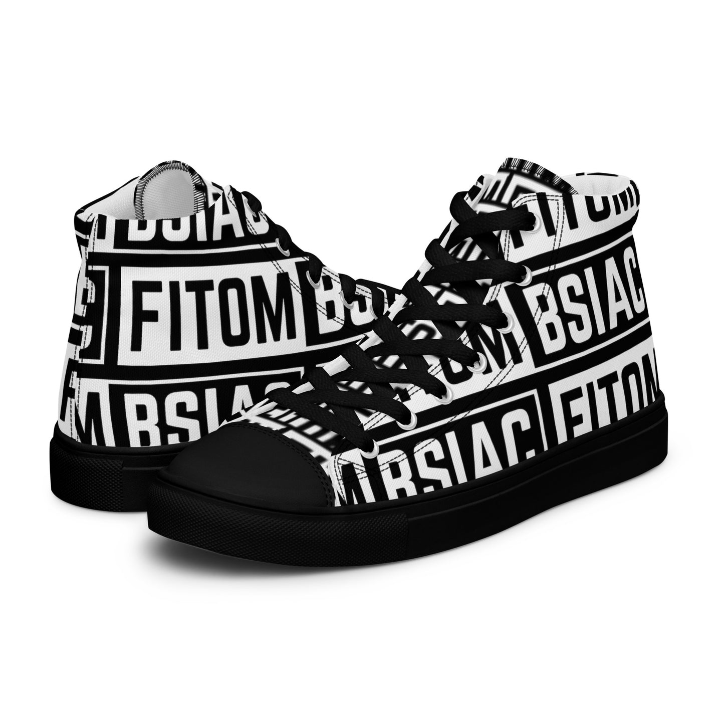 Men’s high top canvas shoes