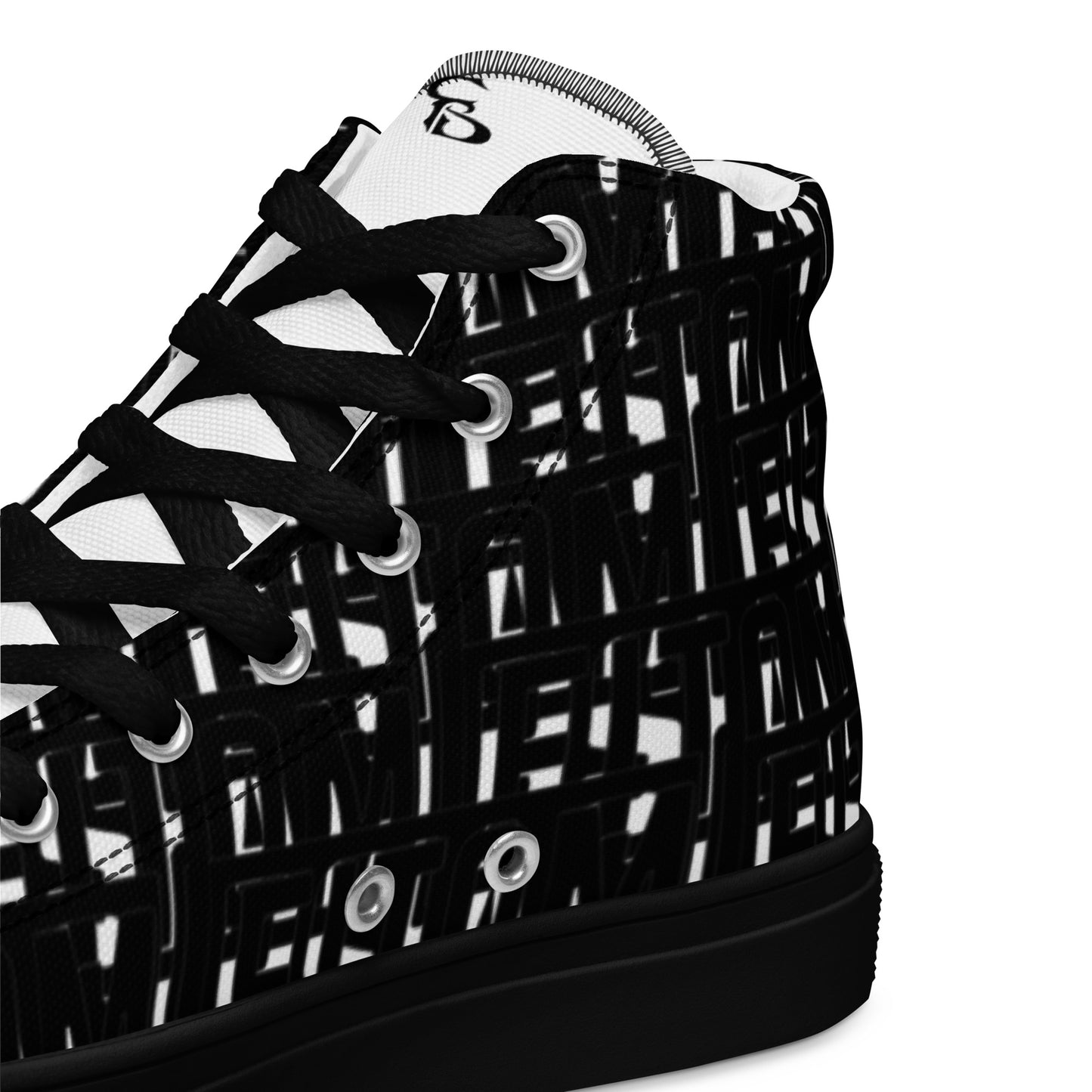 Men’s high top canvas shoes