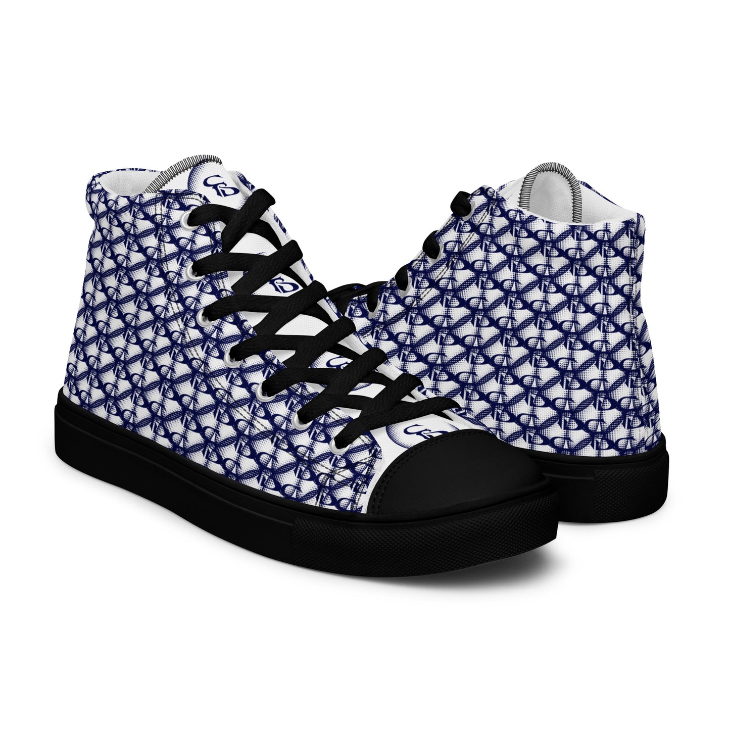Men’s high top canvas shoes