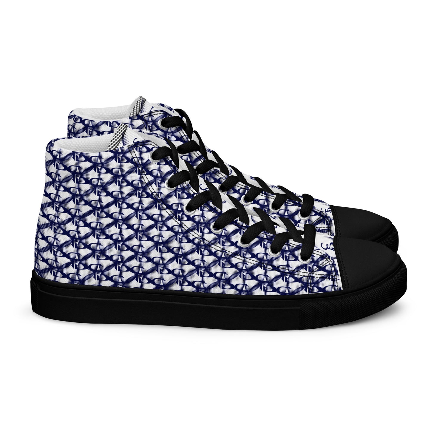 Men’s high top canvas shoes