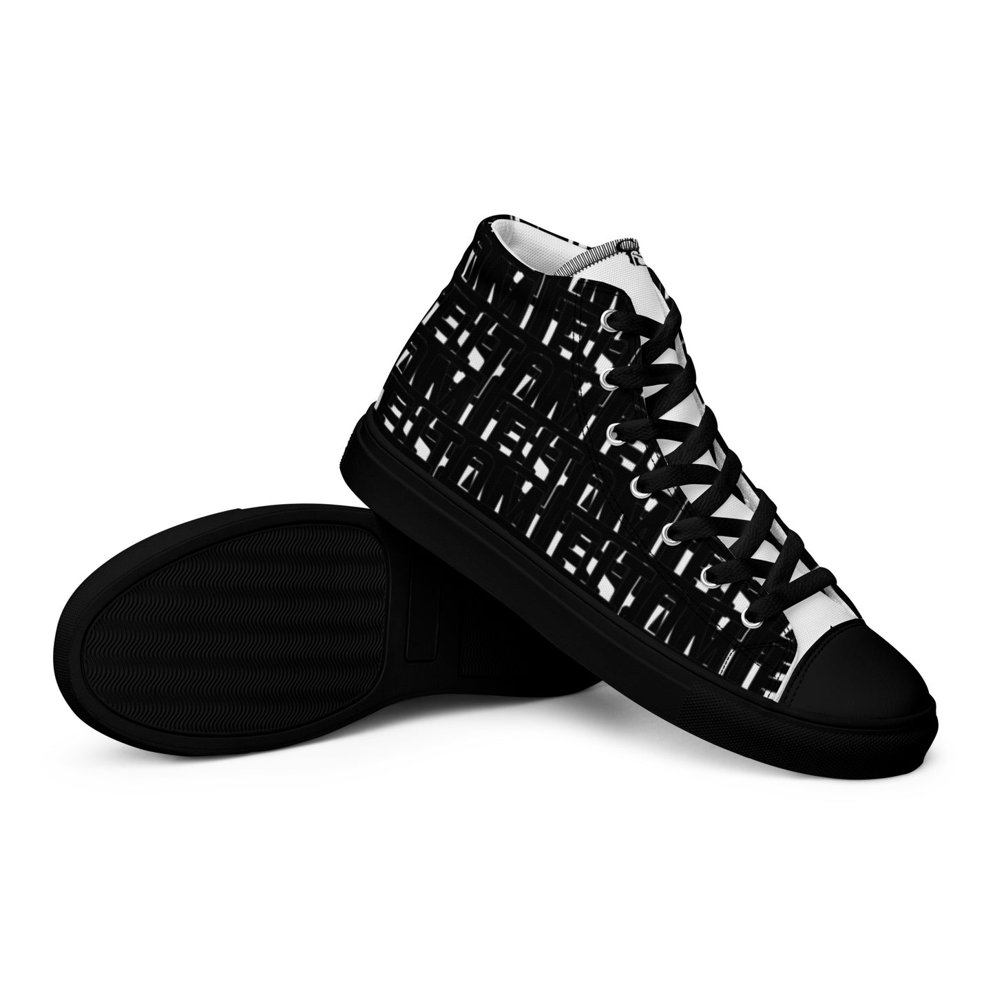 Men’s high top canvas shoes