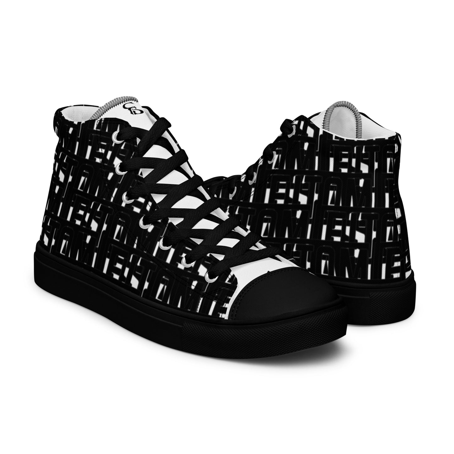 Men’s high top canvas shoes