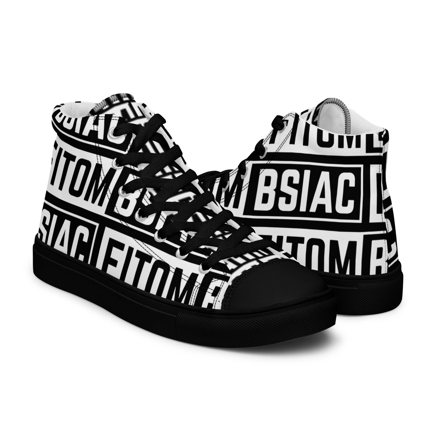 Men’s high top canvas shoes