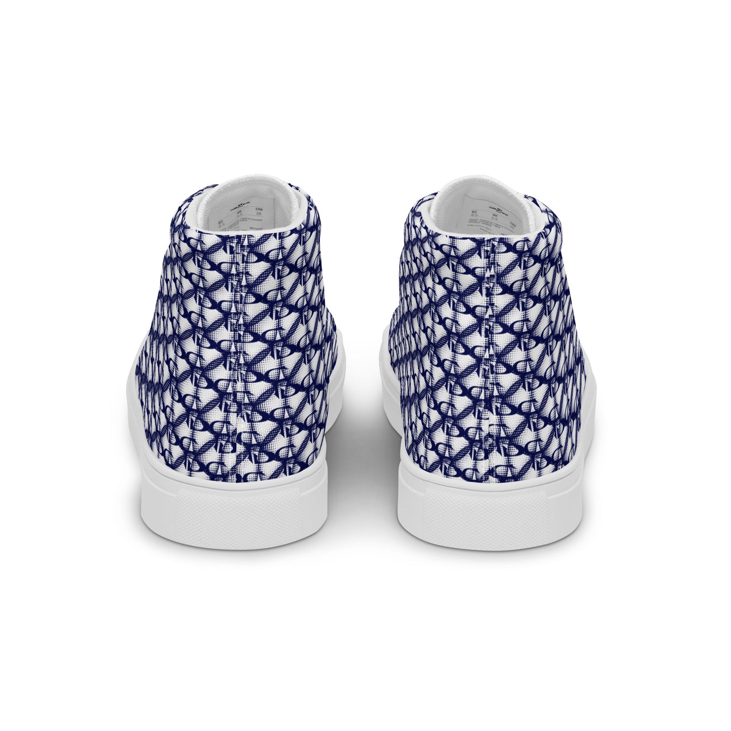 Men’s high top canvas shoes