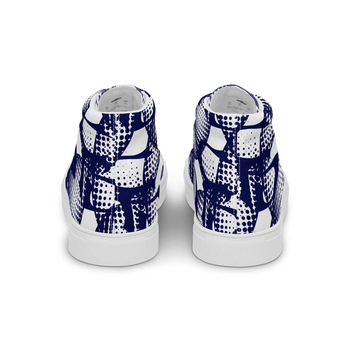 Men’s high top canvas shoes