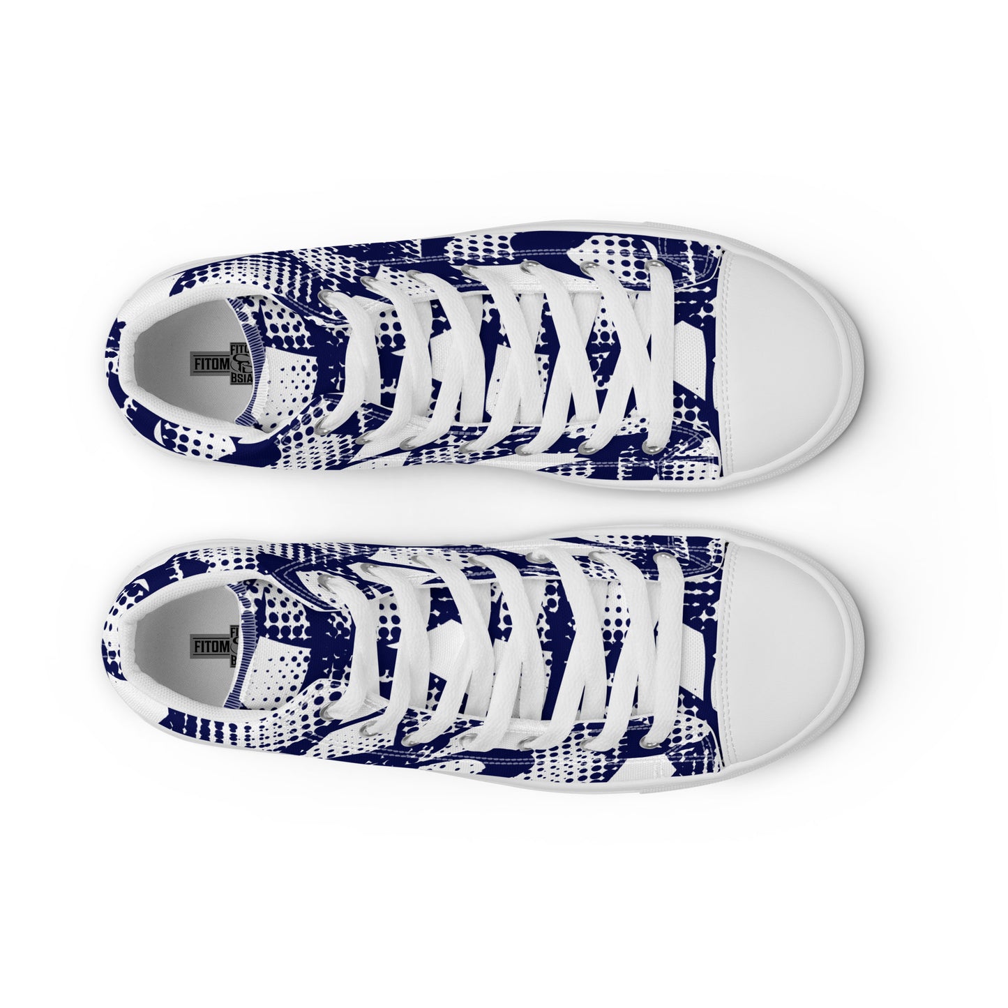 Men’s high top canvas shoes