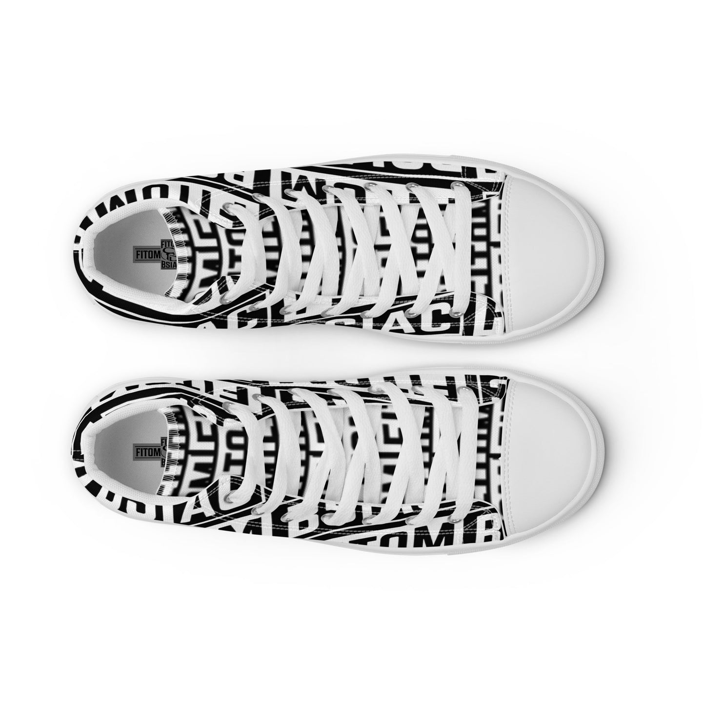 Men’s high top canvas shoes