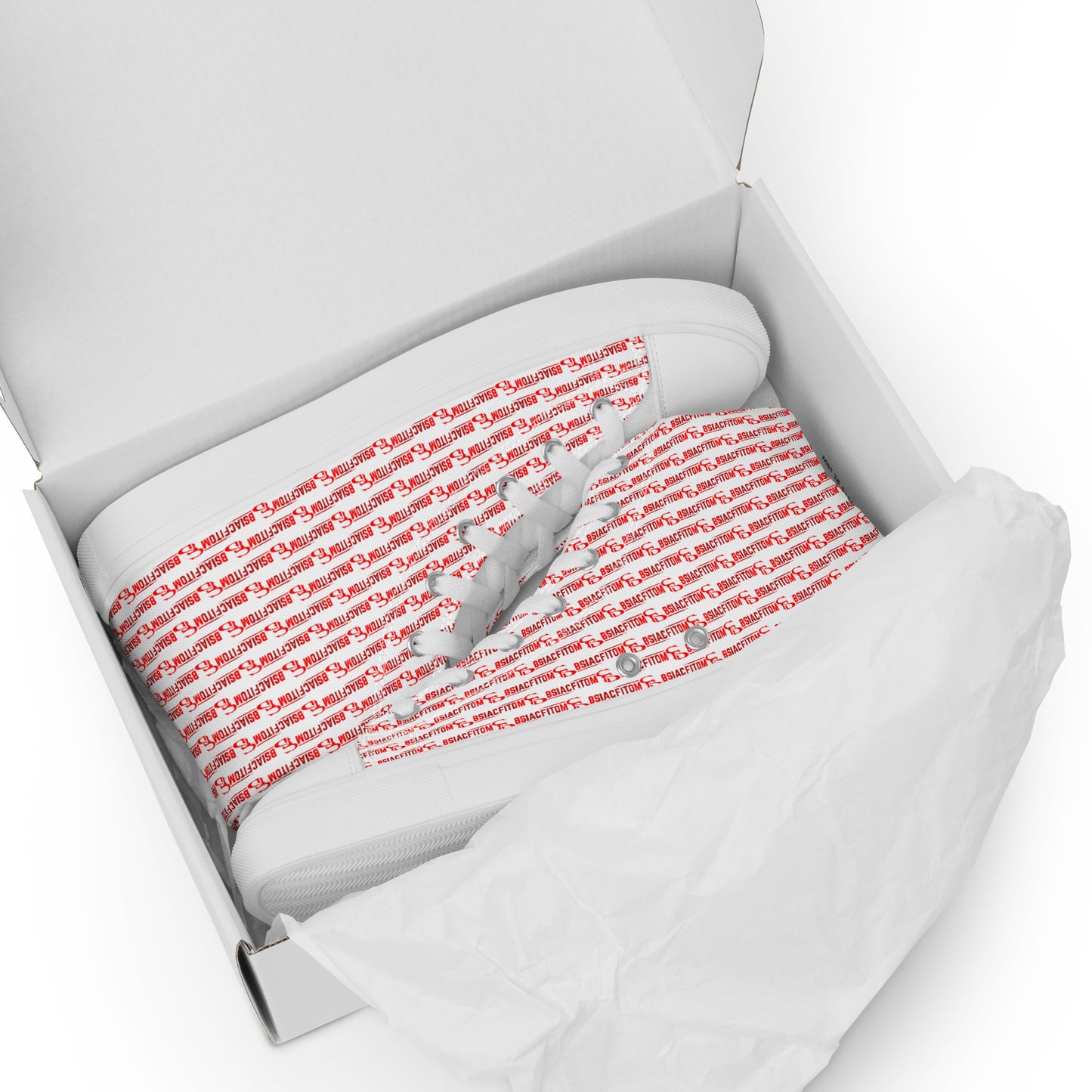 Men’s high top canvas shoes