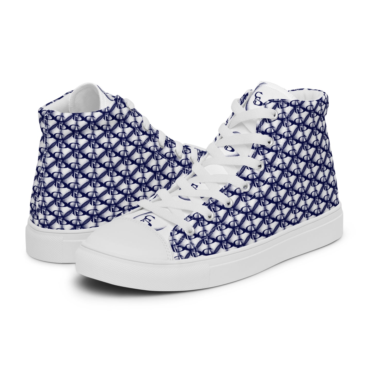 Men’s high top canvas shoes
