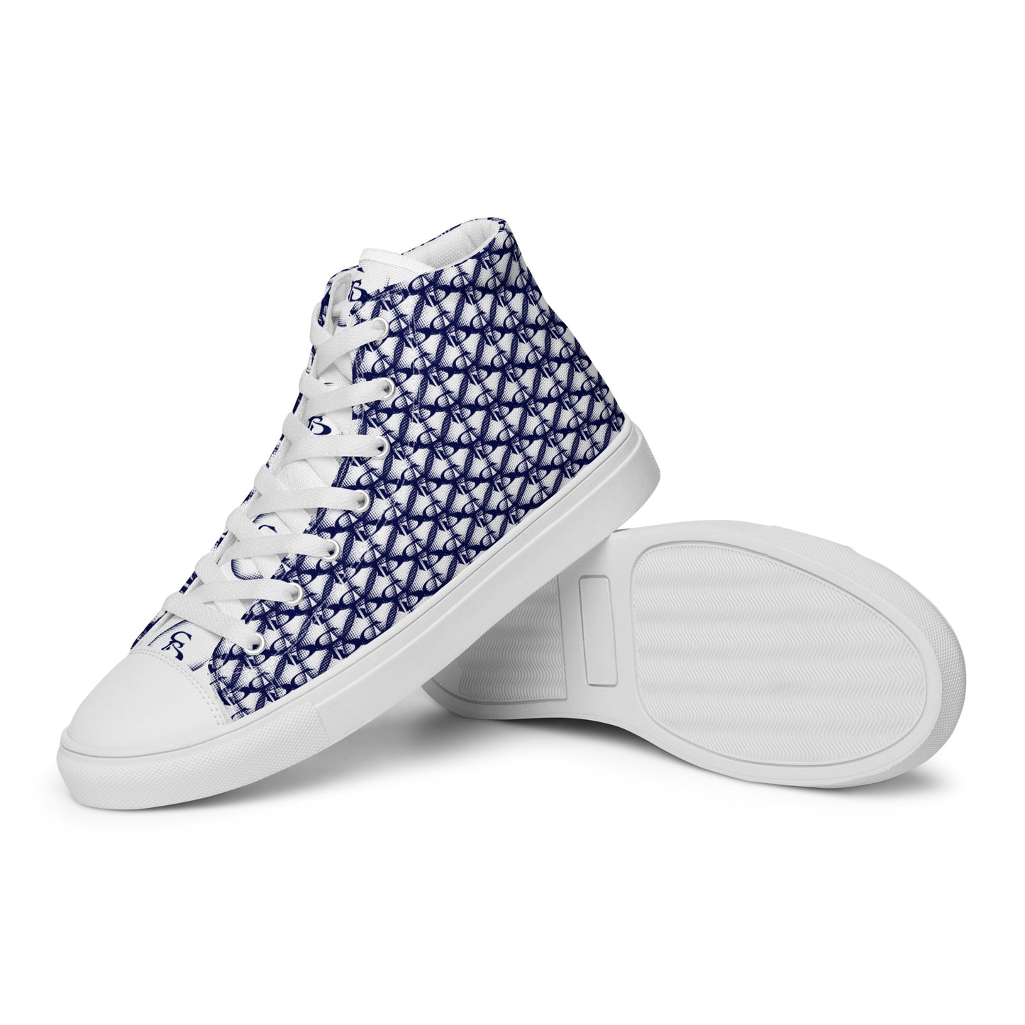 Men’s high top canvas shoes