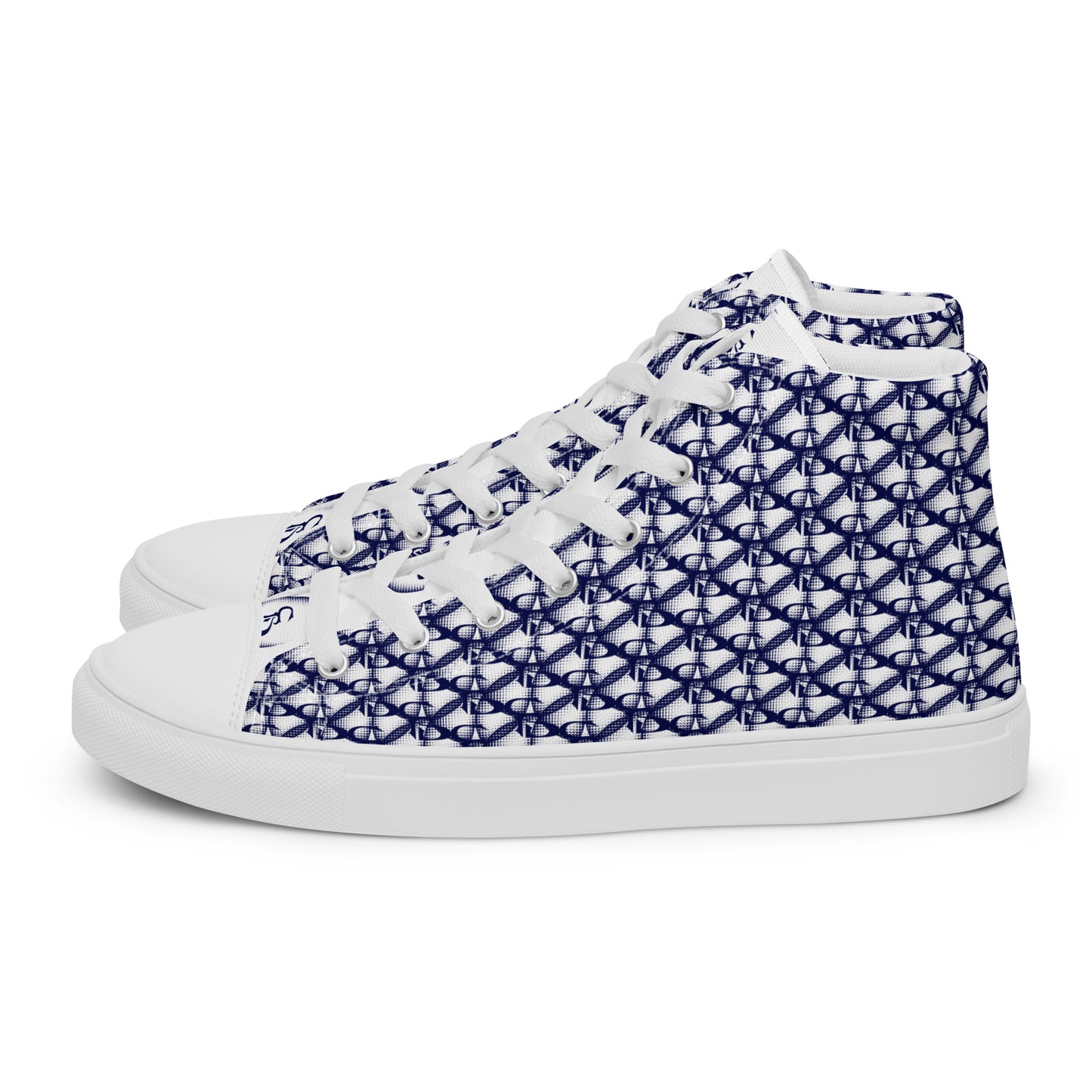 Men’s high top canvas shoes