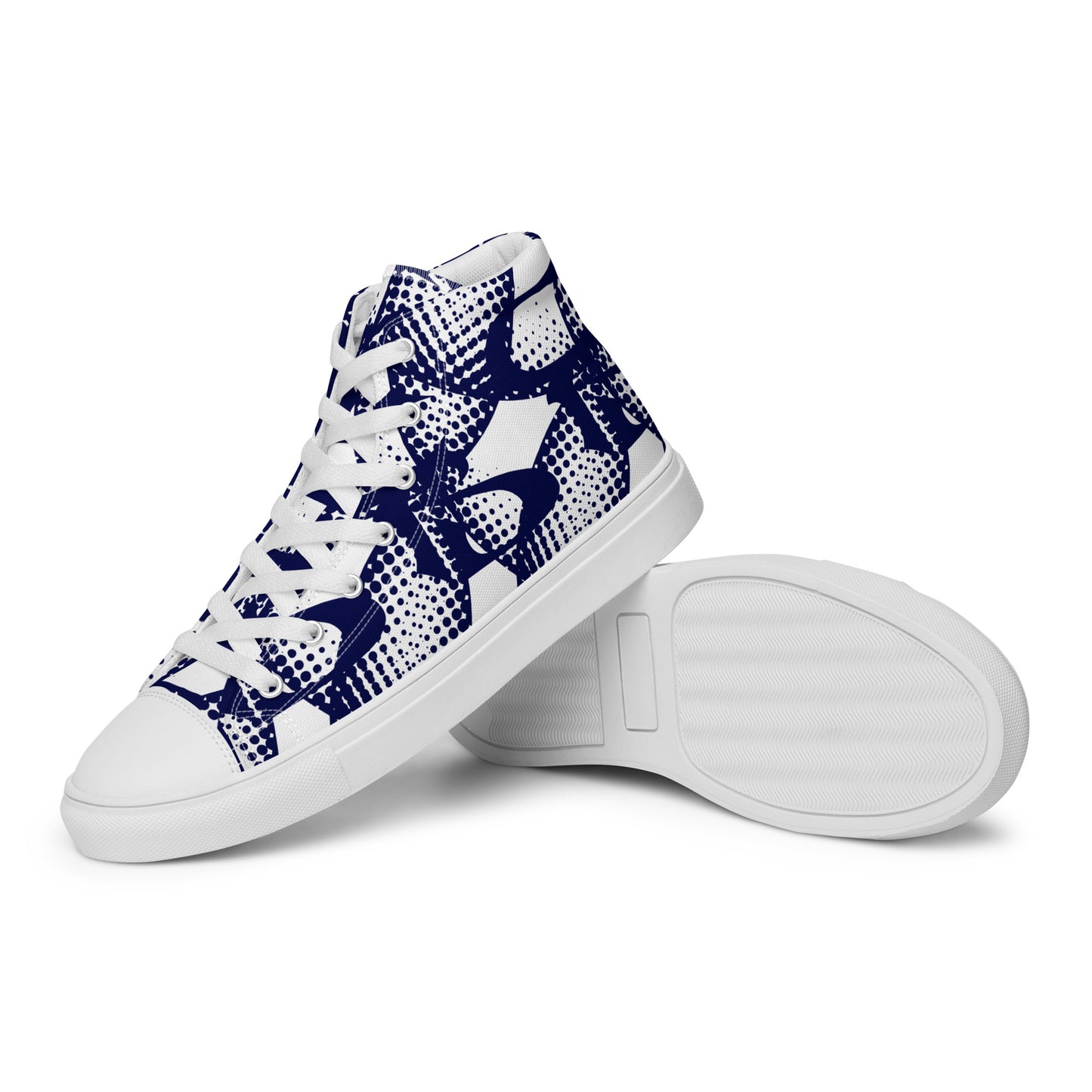 Men’s high top canvas shoes