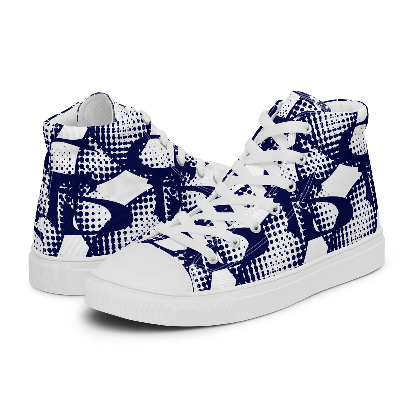 Men’s high top canvas shoes